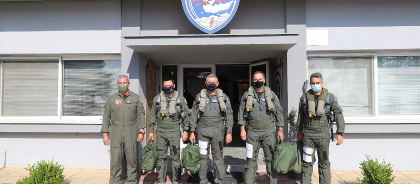 Ο Α/ΓΕΕΘΑ Κ.Φλώρος πέταξε με F-16 της 335 Π.Μ. (βίντεο-φώτο)